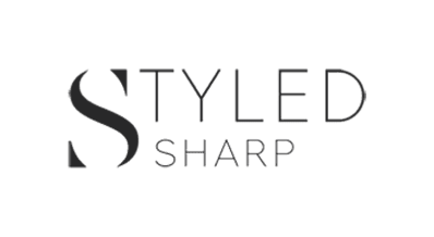 Styled Sharp logo design.